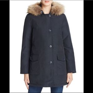 Woolrich Arctic Fur Trim Parka Black XS S